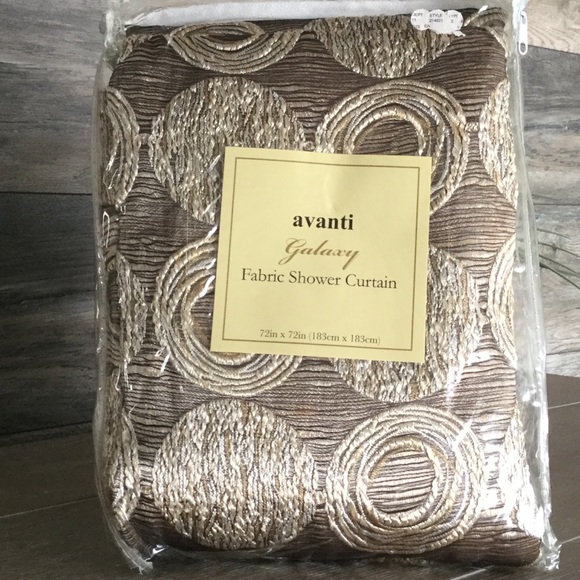 Avanti Other - Gorgeous Goldtone Shower Curtain NEW